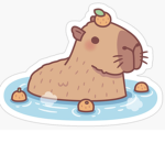 Capybaras are chill