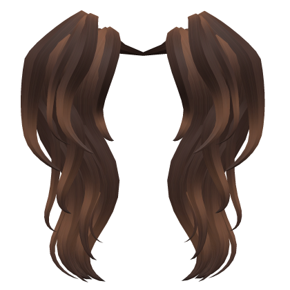 Layered Brown Hair Extensions Roblox