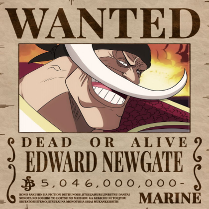 Edward Newgate Wanted Poster Roblox decal
