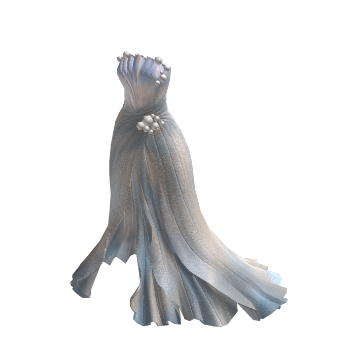 ♾️ Frozen Pearl Shell Dress