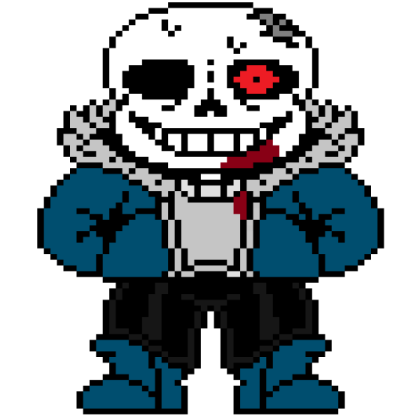 Horror Sans Sprite Roblox decal
