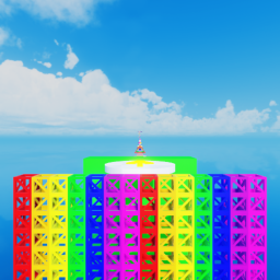 🌈 [EASY!] Colorful Obby
