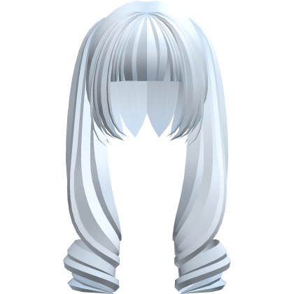 ۶ৎ | cute long anime pigtails moe cyan blue hair Roblox item