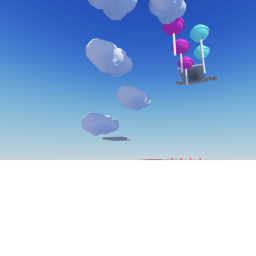 Cool fun cloud lollipop obby