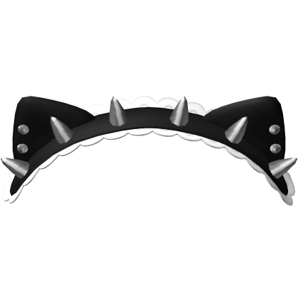 Cutest Kitty Punk Ruffled Headband In Grey n Black