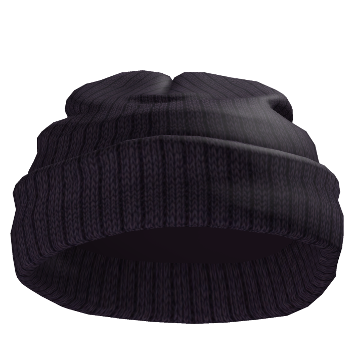 Fisherman Short Worn Black Beanie