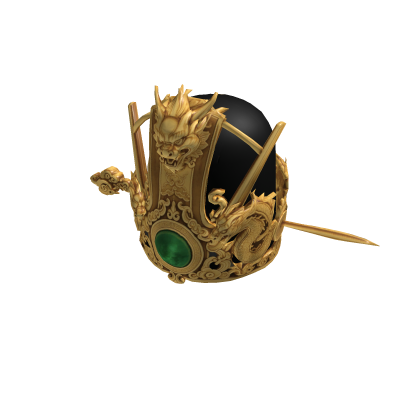Traditional Chinese Emperor Dragon Hair Crown