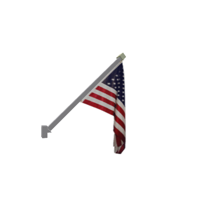 Vertical Hang American Flag