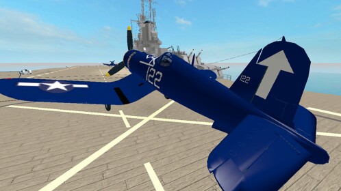 USS Bunker Hill with Corsairs