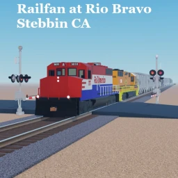 Railfan at Rio Bravo Stebbin CA icon