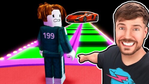 Mrbeast Ultimate Glass Bridge Obby!