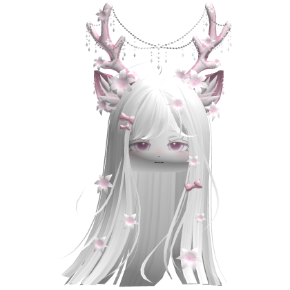 Ethereal Christmas Fairy Fawn Hair w/ Antlers