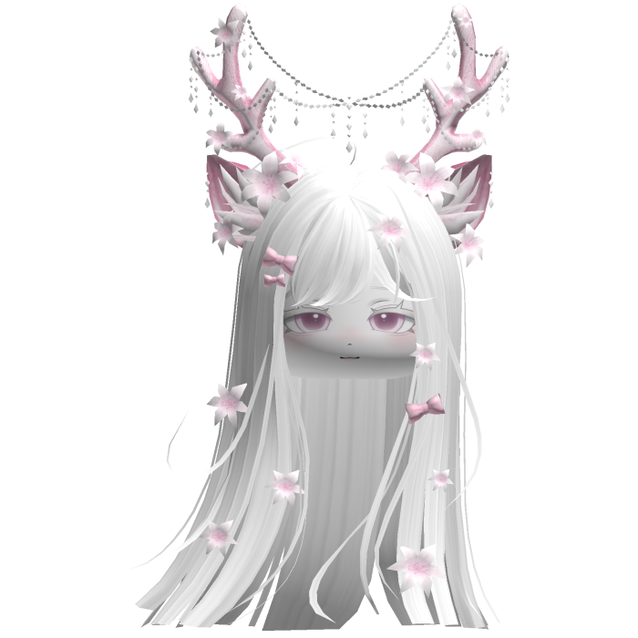 Ethereal Christmas Fairy Fawn Hair w/ Antlers