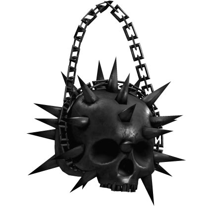Spiked Goth Hanging Chain Skull thumbnail