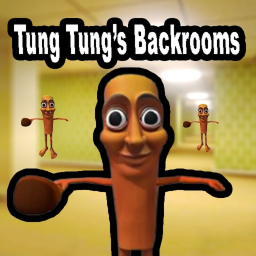 Fight Tung Tung in the Backrooms