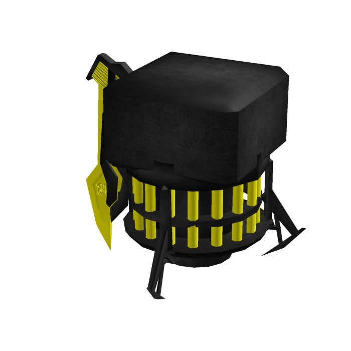 Yellow Right Holdable G Astro Laser Gauntlet v1