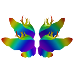 Dazzling Rainbow Magical Bug Wings