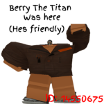 BerryTheTitan Supporters
