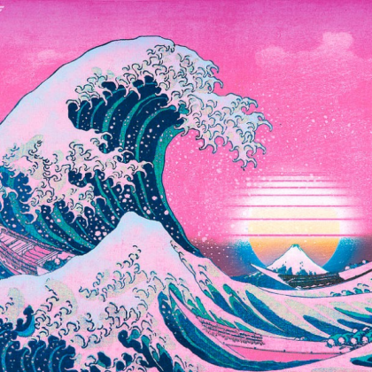 Vaporwave (Cropped) Roblox decal