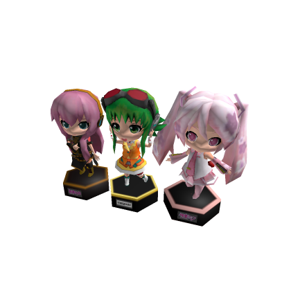 Vocaloid Figure Pack High-Poly (Miku+Gumi+Luka)