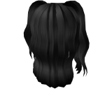 Kawaii Black wavy hair