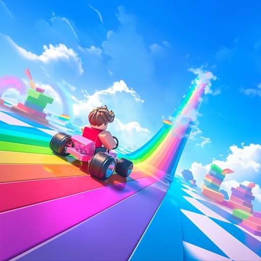 Vehicle Obby 🌈 official Roblox game thumbnail