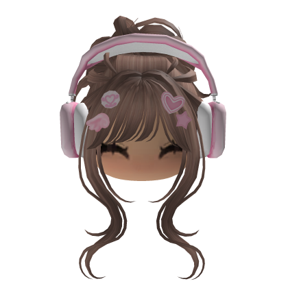[FREE] Cute Hair with Headphones Roblox item