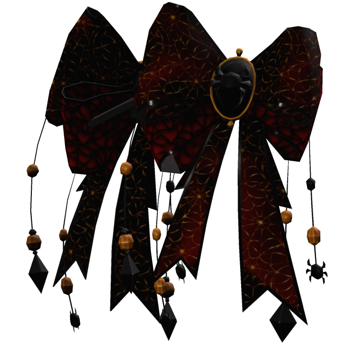Gothic Crimson Halloween Spiderweb Hair Bows