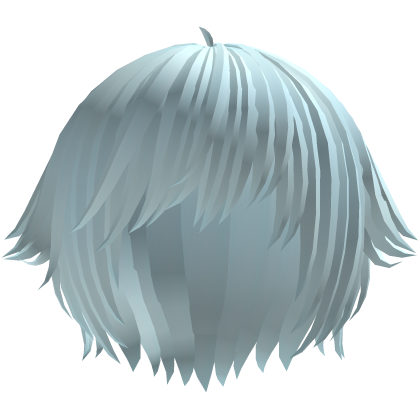 ´ཀ` emo anime catboy tufts hair in baby blue