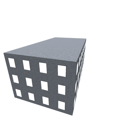 City Building with neon windows