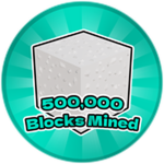 500,000 Blocks Mined