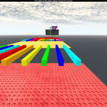 Easy rainbow obby Its back :D