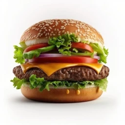 eating a burger with no honey mustard icon