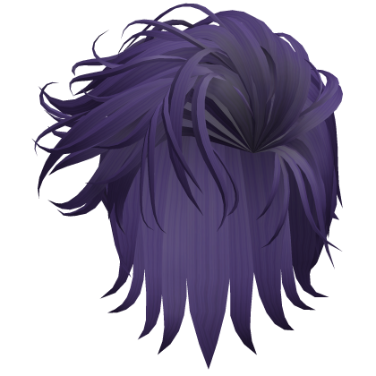 Purple Swept Mullet