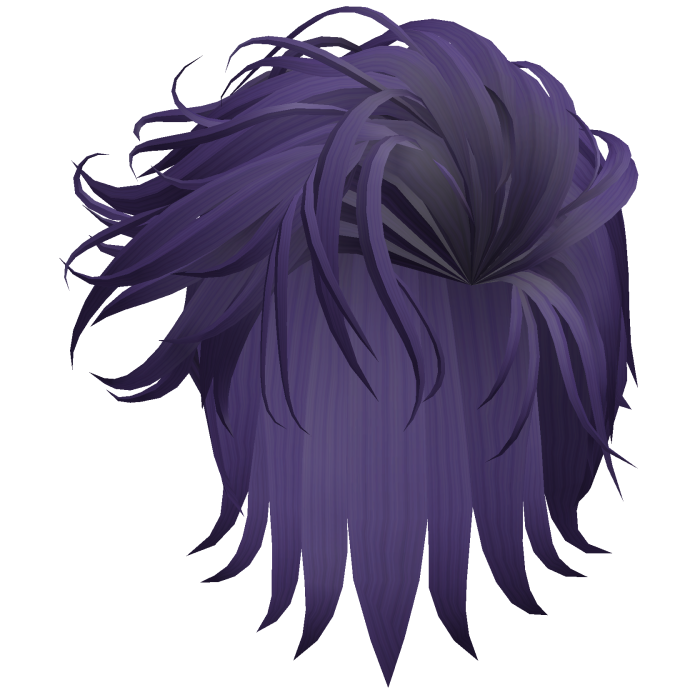 Purple Swept Mullet