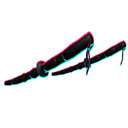 Glitch Outline Waist Katanas thumbnail
