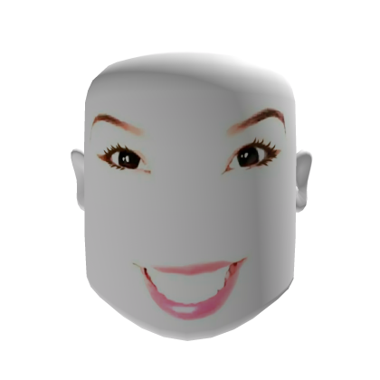 Cute woman smile mask halloween 