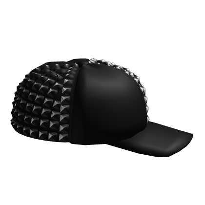 black studded emo vkei niche cap