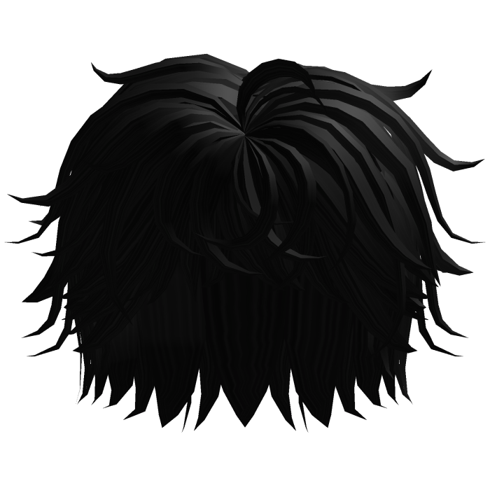 Black Messy Hair