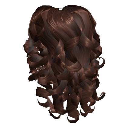 Hollywood silky curly blowout [Brunette]  Roblox item