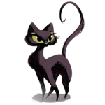 Black brave cats