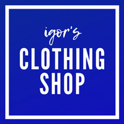 Igor's Clothing. Roblox group icon