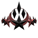 Black & Red Lunar Crown