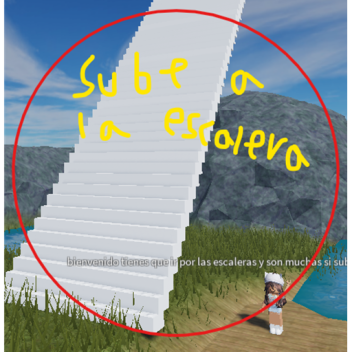 sube a la escalera gigante