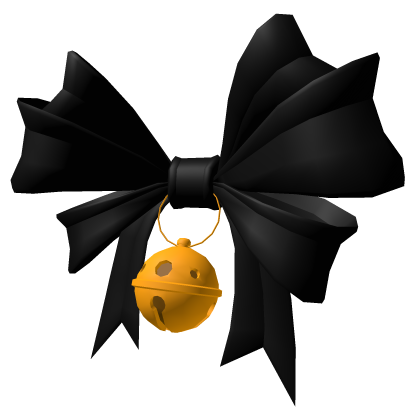 Black Jingle Bow Tie Wings Roblox item