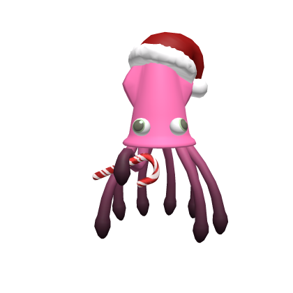 Pink Santa Tentacles [🐙🧑‍🎄]