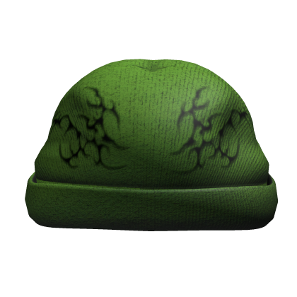 Green Y2K Streetwear Beanie Roblox item