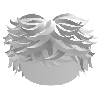 White Popular Messy Boy Hair Roblox item