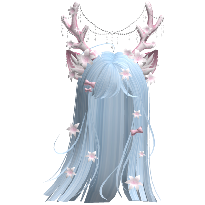 Ethereal Christmas Fairy Fawn Hair w/ Antlers