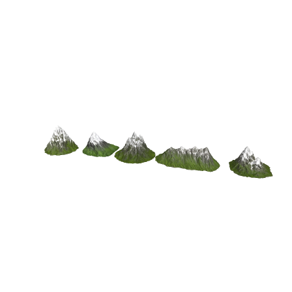 Ice Tipped Grass Mountians Made By Zelgraz